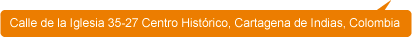 Calle de la Iglesia 35-27 Centro Histórico, Cartagena de Indias, Colombia